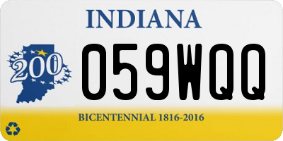 IN license plate 059WQQ