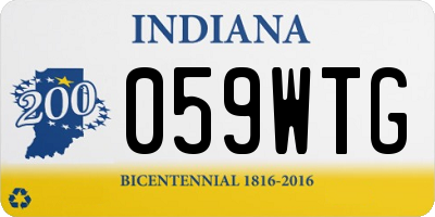 IN license plate 059WTG