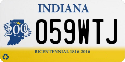 IN license plate 059WTJ