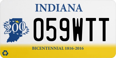 IN license plate 059WTT