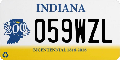 IN license plate 059WZL