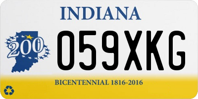 IN license plate 059XKG
