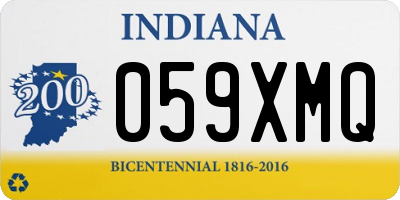 IN license plate 059XMQ