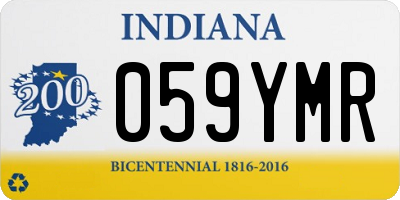 IN license plate 059YMR