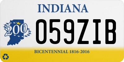 IN license plate 059ZIB