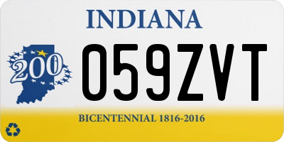 IN license plate 059ZVT