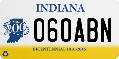 IN license plate 060ABN