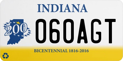 IN license plate 060AGT