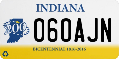 IN license plate 060AJN