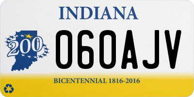 IN license plate 060AJV