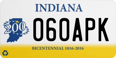 IN license plate 060APK