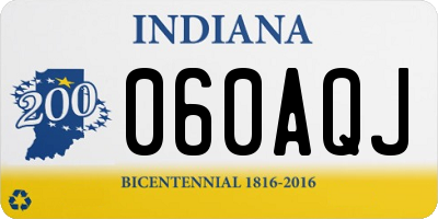 IN license plate 060AQJ