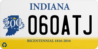 IN license plate 060ATJ