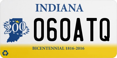 IN license plate 060ATQ