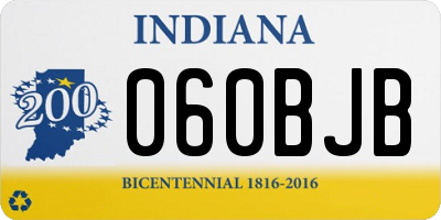IN license plate 060BJB
