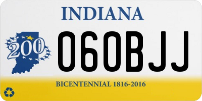 IN license plate 060BJJ