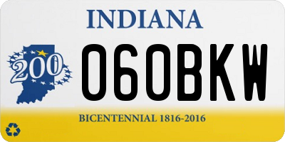 IN license plate 060BKW