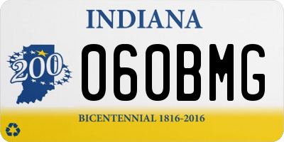 IN license plate 060BMG
