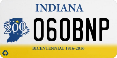 IN license plate 060BNP