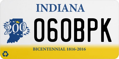 IN license plate 060BPK