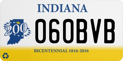 IN license plate 060BVB