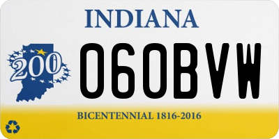 IN license plate 060BVW