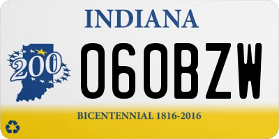 IN license plate 060BZW