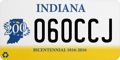 IN license plate 060CCJ