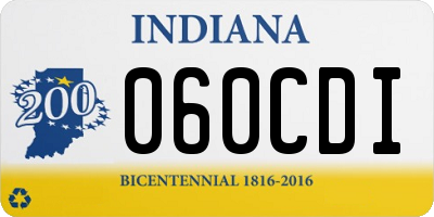 IN license plate 060CDI