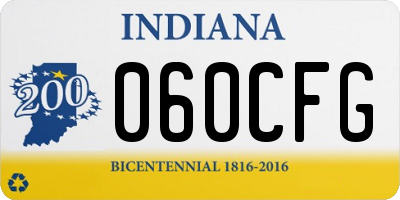 IN license plate 060CFG