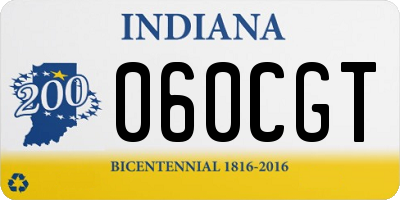 IN license plate 060CGT
