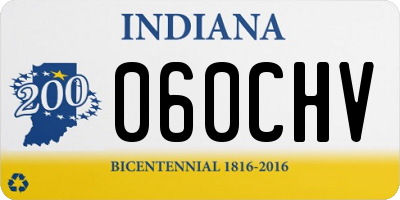 IN license plate 060CHV