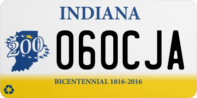 IN license plate 060CJA