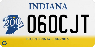 IN license plate 060CJT