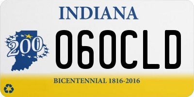 IN license plate 060CLD