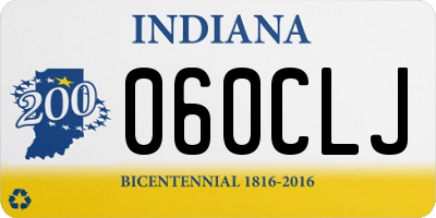 IN license plate 060CLJ