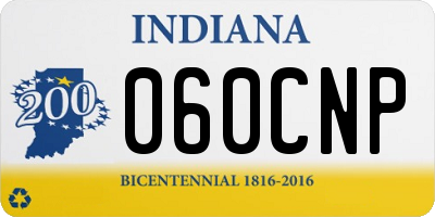 IN license plate 060CNP