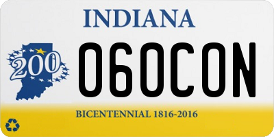 IN license plate 060CON