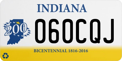 IN license plate 060CQJ