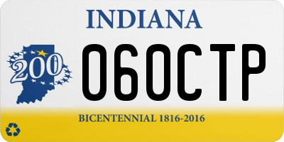 IN license plate 060CTP