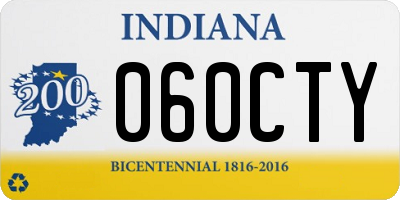 IN license plate 060CTY