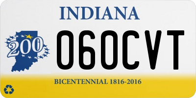 IN license plate 060CVT