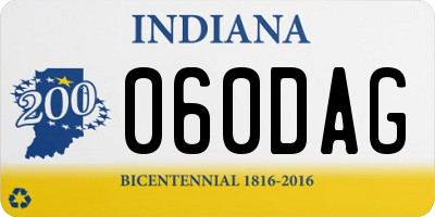 IN license plate 060DAG