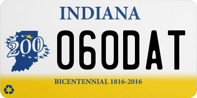 IN license plate 060DAT