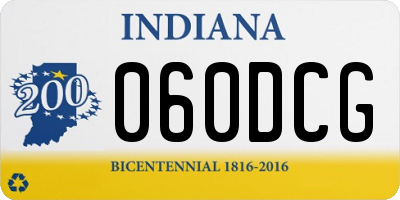 IN license plate 060DCG