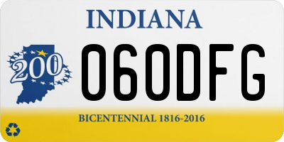 IN license plate 060DFG