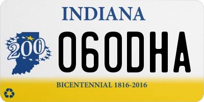 IN license plate 060DHA