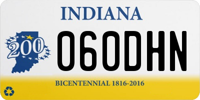 IN license plate 060DHN