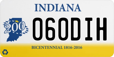 IN license plate 060DIH