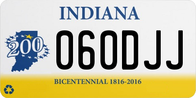 IN license plate 060DJJ